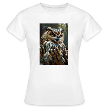 Gardien de la forêt - T-shirt Femme - blanc - Devant - AI Model Female 172 dark (172cm)