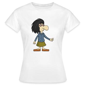 MRS NOSE - Women's T-Shirt - white - Front - AI Model Female 172 dark (172cm)