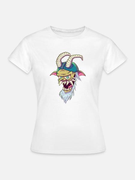 Krampus - Frauen T-Shirt - Weiß