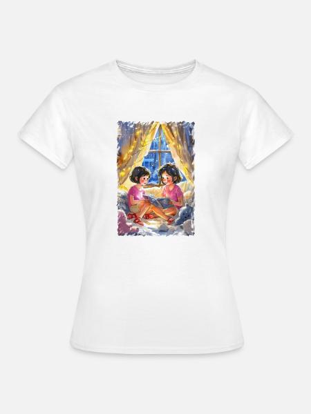 Bau einer Deckenfestung - Frauen T-Shirt - Weiß