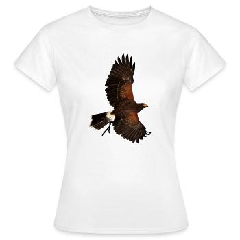 aigle oiseaux aigle voegel vogel1 - T-shirt Femme - blanc - Devant - AI Model Female 172 dark (172cm)