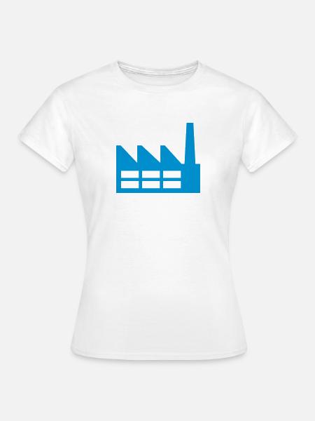Fabrik - Frauen T-Shirt - Weiß