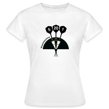 Machine à laver - Fléchettes - Fléchettes - T-shirt Femme - blanc - Devant - AI Model Female 172 dark (172cm)