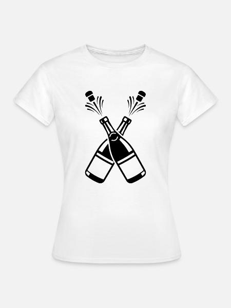 flaschen - Frauen T-Shirt - Weiß