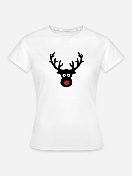 Renne Élan - T-shirt Femme - blanc