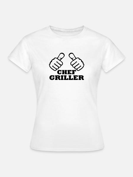 Chef Griller - Frauen T-Shirt - Weiß