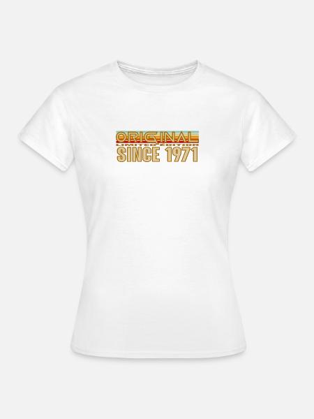 Original seit 1971 Retro-Logo - Frauen T-Shirt - Weiß