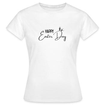 Joyeuse Pâques - T-shirt Femme - blanc - Devant - AI Model Female 172 dark (172cm)