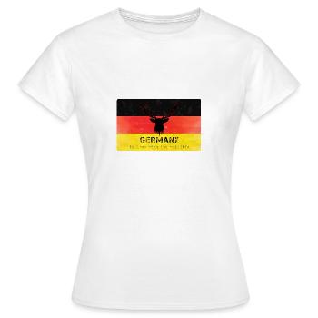Germany Wildlife Germanys Wildlife - Women's T-Shirt - white - Front - AI Model Female 172 dark (172cm)