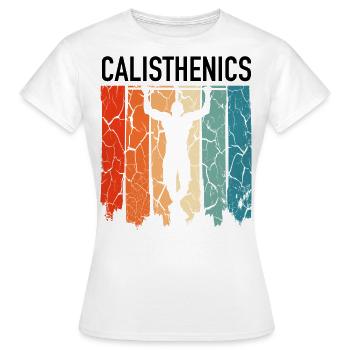 Poirier de gymnastique - T-shirt Femme - blanc - Devant - AI Model Female 172 dark (172cm)