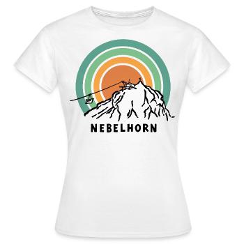 Nebelhorn 2224 m Allgäu Allgäu Alpes Oberstdorf - T-shirt Femme - blanc - Devant - AI Model Female 172 dark (172cm)