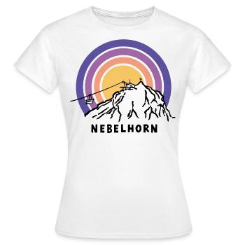 Nebelhorn 2224 m Allgäu Allgäu Alpes Oberstdorf - T-shirt Femme - blanc - Devant - AI Model Female 172 dark (172cm)