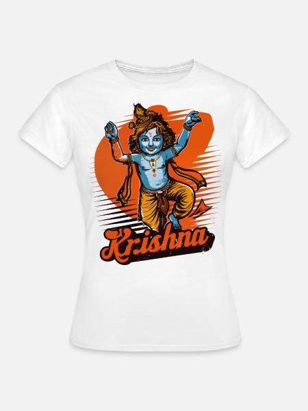 KRISHNA! - Frauen T-Shirt - Weiß