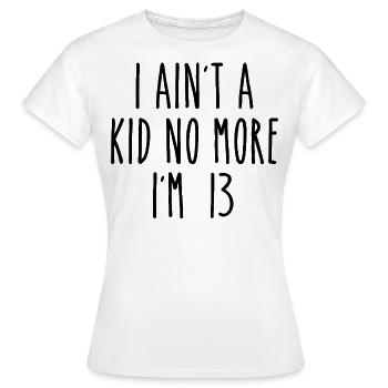 13 Year Old Official Teenager 13th Birthday Party - T-shirt Femme - blanc - Devant - AI Model Female 172 dark (172cm)