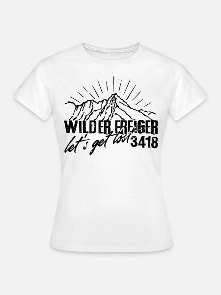 Wilder Freiger 3418 Stubai Stubaital Berg Austria - Frauen T-Shirt - Weiß
