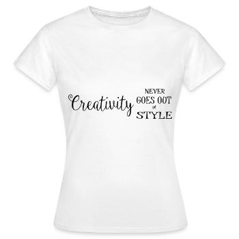 Creativity Style Gifts - Frauen T-Shirt - Weiß - Vorne - AI Model Female 172 dark (172cm)