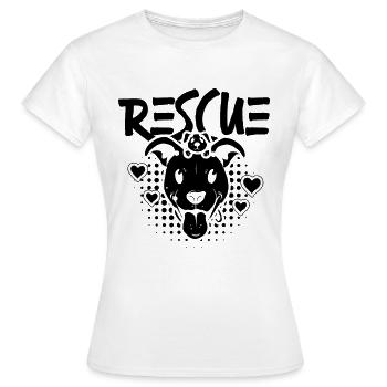 Sauvetage d’animaux Refuge pour animaux Sauveteur d’animaux - T-shirt Femme - blanc - Devant - AI Model Female 172 dark (172cm)