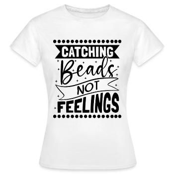 Attraper des perles pas de perles Perler Bijoux Perler - T-shirt Femme - blanc - Devant - AI Model Female 172 dark (172cm)