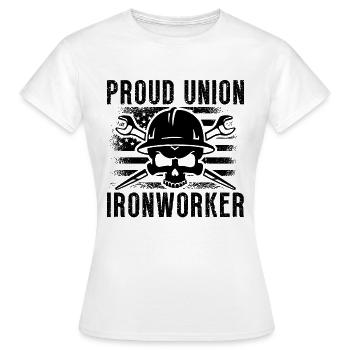 Fier syndicat des ferronniers Soudeur Serrurgon Ferronniers - T-shirt Femme - blanc - Devant - AI Model Female 172 dark (172cm)
