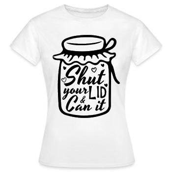 Fermez votre couvercle et peut-il mettre en conserve Homesteader Canner - T-shirt Femme - blanc - Devant - AI Model Female 172 dark (172cm)