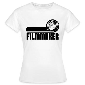 Cinéaste Rétro Cinématographie Réalisateur Cinéaste - T-shirt Femme - blanc - Devant - AI Model Female 172 dark (172cm)