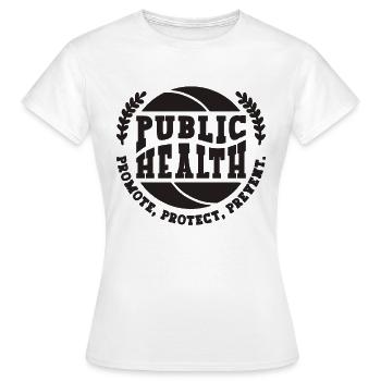 Santé publique Promouvoir Scientifique Healthcare Worke - T-shirt Femme - blanc - Devant - AI Model Female 172 dark (172cm)