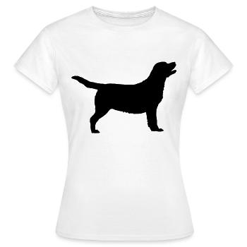 Labrador - T-shirt Femme - blanc - Devant - AI Model Female 172 dark (172cm)