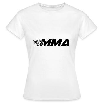 MMA - T-shirt Femme - blanc - Devant - AI Model Female 172 dark (172cm)
