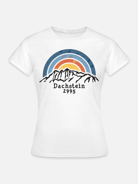 Hoher Dachstein Schladming Ramsau Skigebiet Wander - Frauen T-Shirt - Weiß