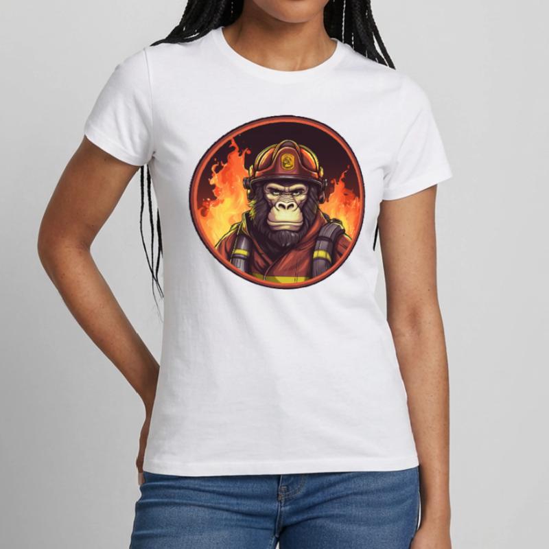 Monkey Fire Brigade Women's T-Shirt