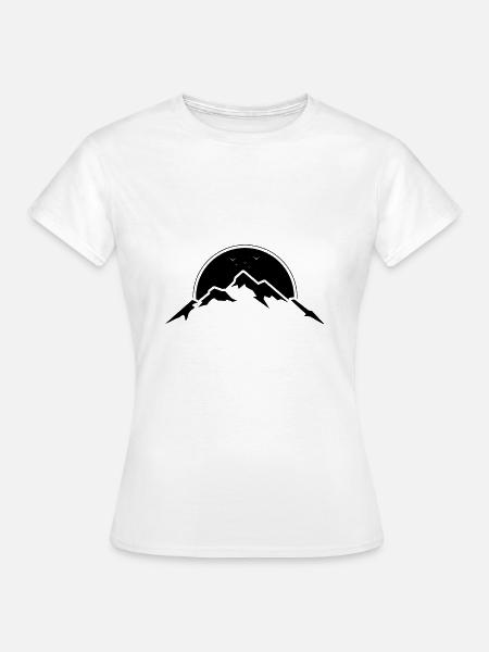Alpen - Frauen T-Shirt - Weiß