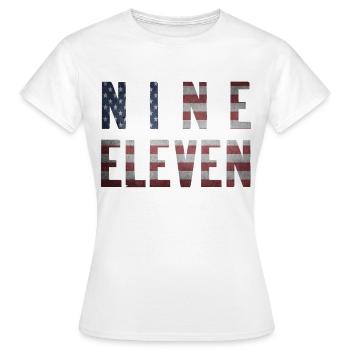 Never forget Nine Eleven, 9/11, 11. September 2001 - Frauen T-Shirt - Weiß - Vorne - AI Model Female 172 dark (172cm)
