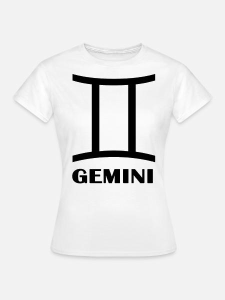 Horoscope des Gémeaux du zodiaque des Gémeaux - T-shirt Femme - blanc