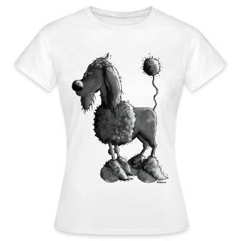 Dufter Pudel - Hund - Frauen T-Shirt - Weiß - Vorne - AI Model Female 172 dark (172cm)