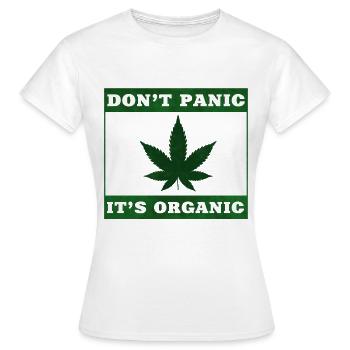 cannabis - T-shirt Femme - blanc - Devant - AI Model Female 172 dark (172cm)