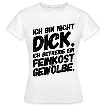 Lustige Sprüche Abnehmen Gewölbe - Frauen T-Shirt - Weiß - Vorne - AI Model Female 172 dark (172cm)