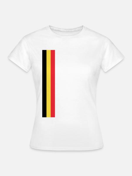 Drapeau belge Belgique Drapeau belge Belge - T-shirt Femme - blanc