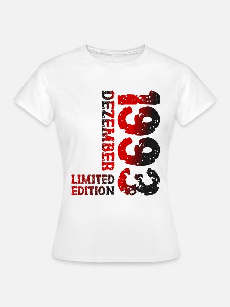 1993 Dezember Limited Edition 30. Geburtstag Deko - Frauen T-Shirt - Weiß