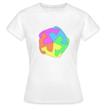 mandala bouddhisme - T-shirt Femme - blanc - Devant - AI Model Female 172 dark (172cm)