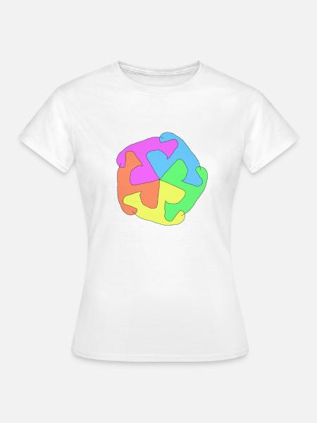 mandala buddhismus - Frauen T-Shirt - Weiß