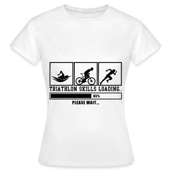 Triathlet - Frauen T-Shirt - Weiß - Vorne - AI Model Female 172 dark (172cm)