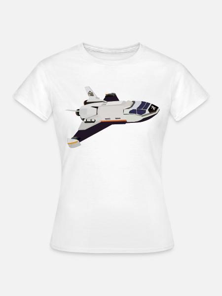 Vol de la navette spatiale - T-shirt Femme - blanc