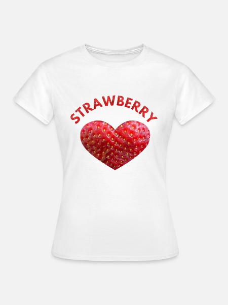strawberry - Frauen T-Shirt - Weiß