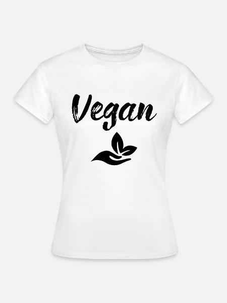 Vegan - Frauen T-Shirt - Weiß