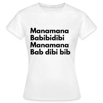 Ver de l’oreille - T-shirt Femme - blanc - Devant - AI Model Female 172 dark (172cm)