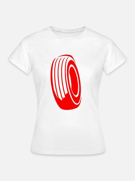Reifen - Frauen T-Shirt - Weiß