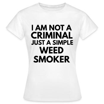 Les phrases de la drogue - T-shirt Femme - blanc - Devant - AI Model Female 172 dark (172cm)