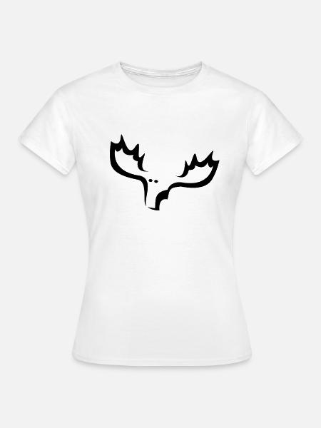 Elch - Frauen T-Shirt - Weiß