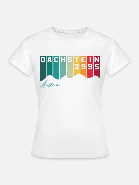 Dachstein Austria Schladming Steiermark Retro Berg - Frauen T-Shirt - Weiß