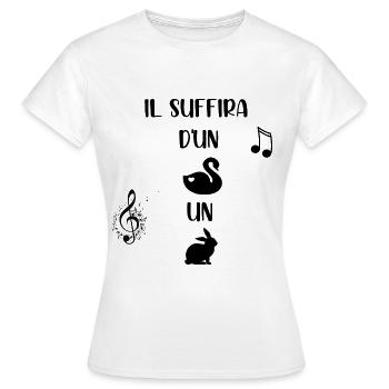 ilsuffiradunsigne - T-shirt Femme - blanc - Devant - AI Model Female 172 dark (172cm)